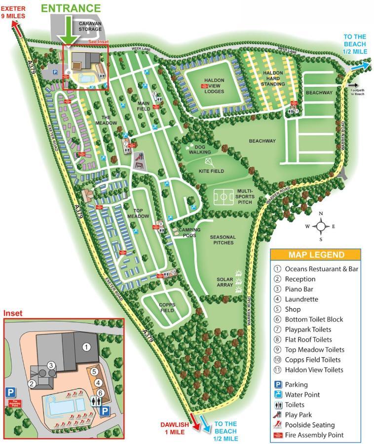 Static Caravan On Lady'S Mile Holiday Park Dawlish Luaran gambar